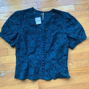 Free People Lace Top